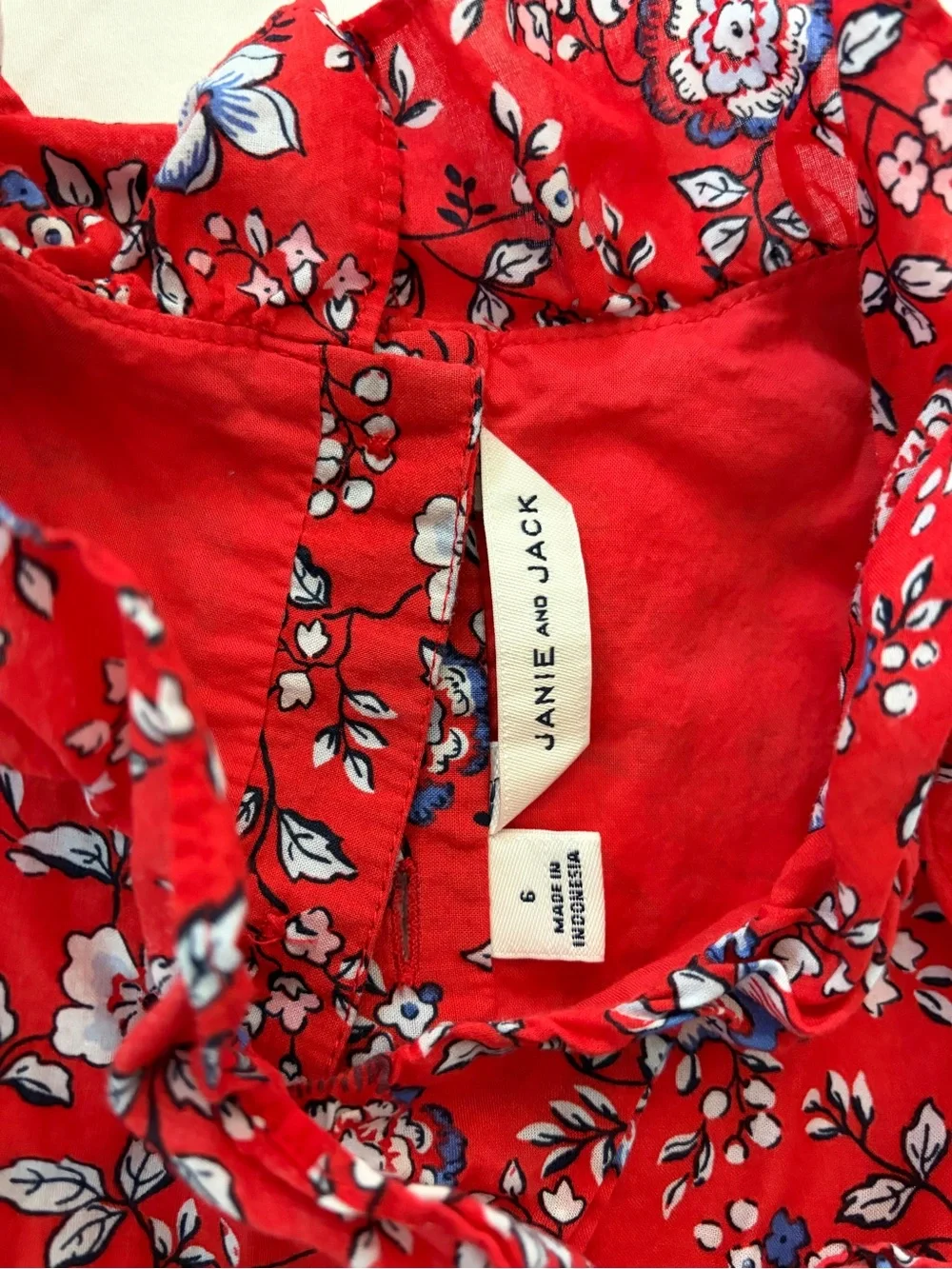 Janie and Jack vibrant red